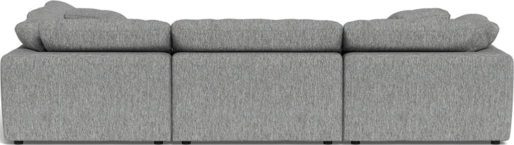 Fluffy 133.5" 4 Piece Sectional w/Otto - Tropez Ash