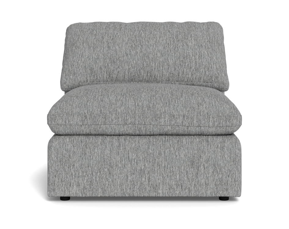 Fluffy Small Armless Chair - Tropez Ash