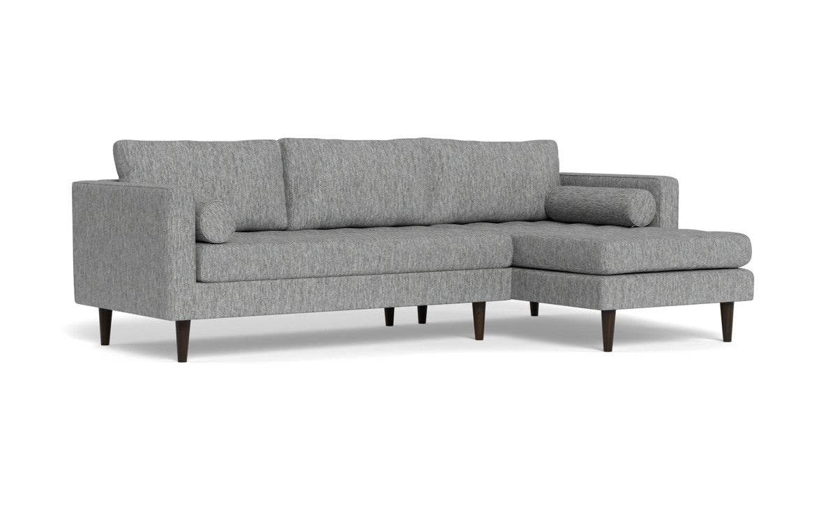 Ladybird 102" Right Chaise Sectional - Tropez Ash