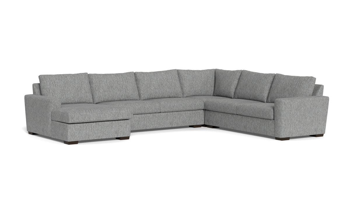 Mesa 156" Corner Sectionals w. Left Chaise - Tropez Ash