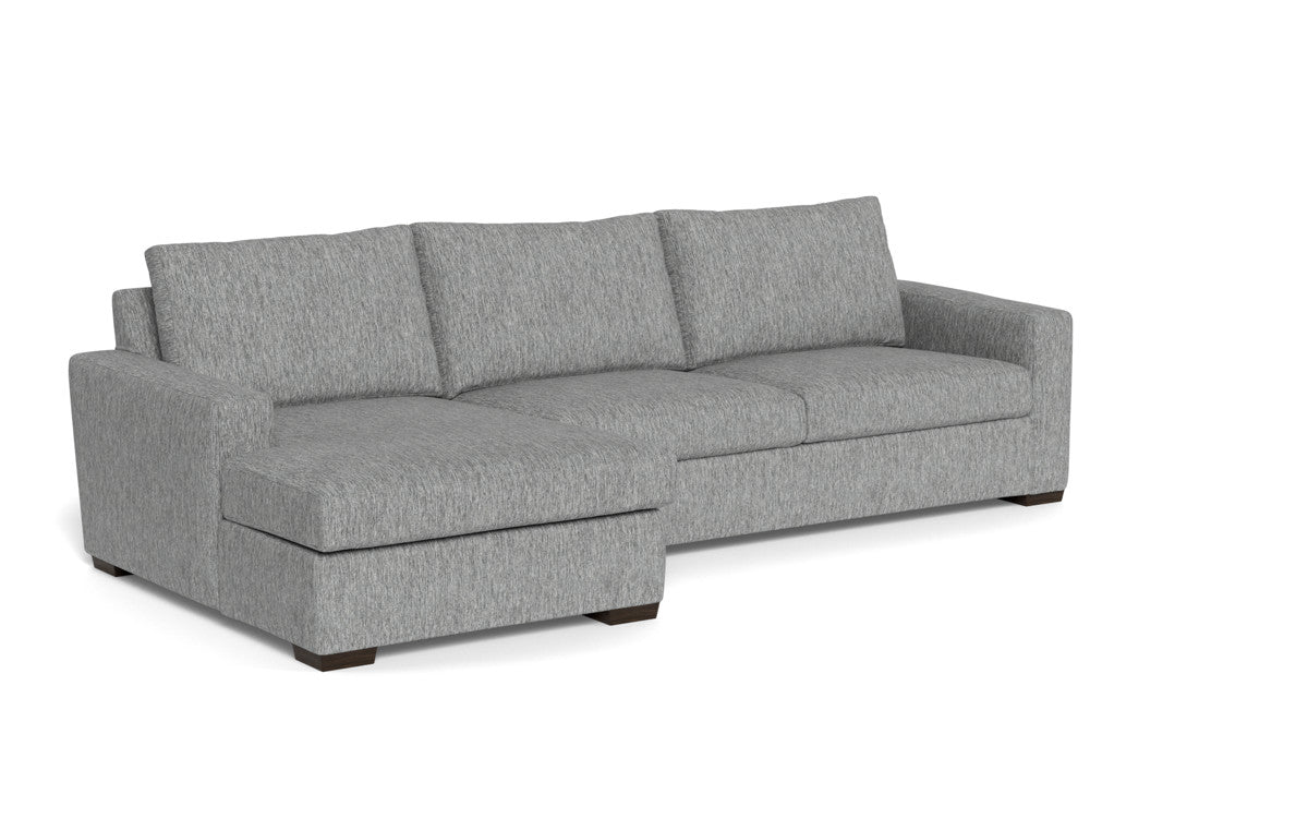 Mesa 123" Left Chaise Sectional - Tropez Ash