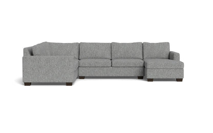 Track 141" Corner Sectionals w. Right Chaise - Tropez Ash