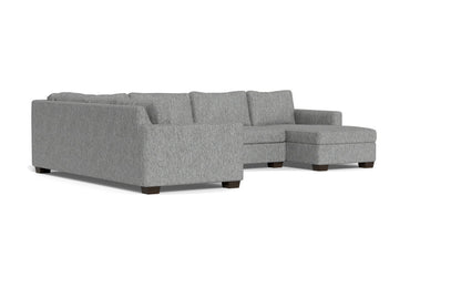 Track 141" Corner Sectionals w. Right Chaise - Tropez Ash