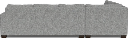 Track 121" Left Corner Sectional - Tropez Ash