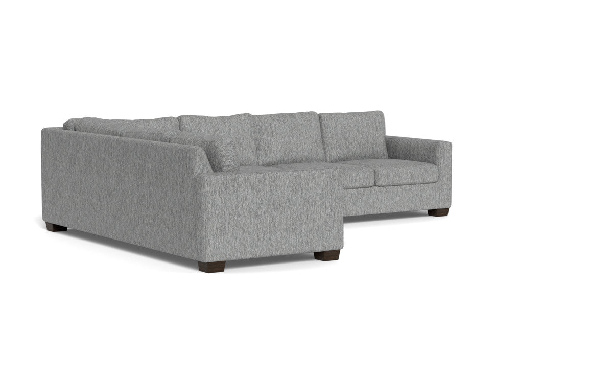 Track 121" Left Corner Sectional - Tropez Ash
