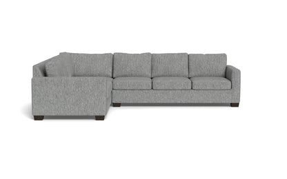 Track 121" Left Corner Sectional - Tropez Ash