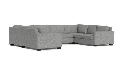 Track 141" Corner Sofa U Sectional - Tropez Ash