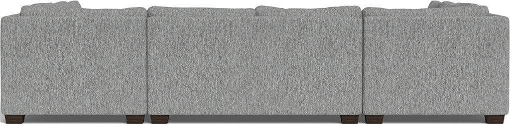 Track 141" Corner Sofa U Sectional - Tropez Ash