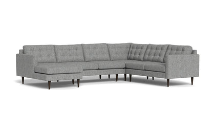 Wallace 130" Corner Sectionals w. Left Chaise - Tropez Ash