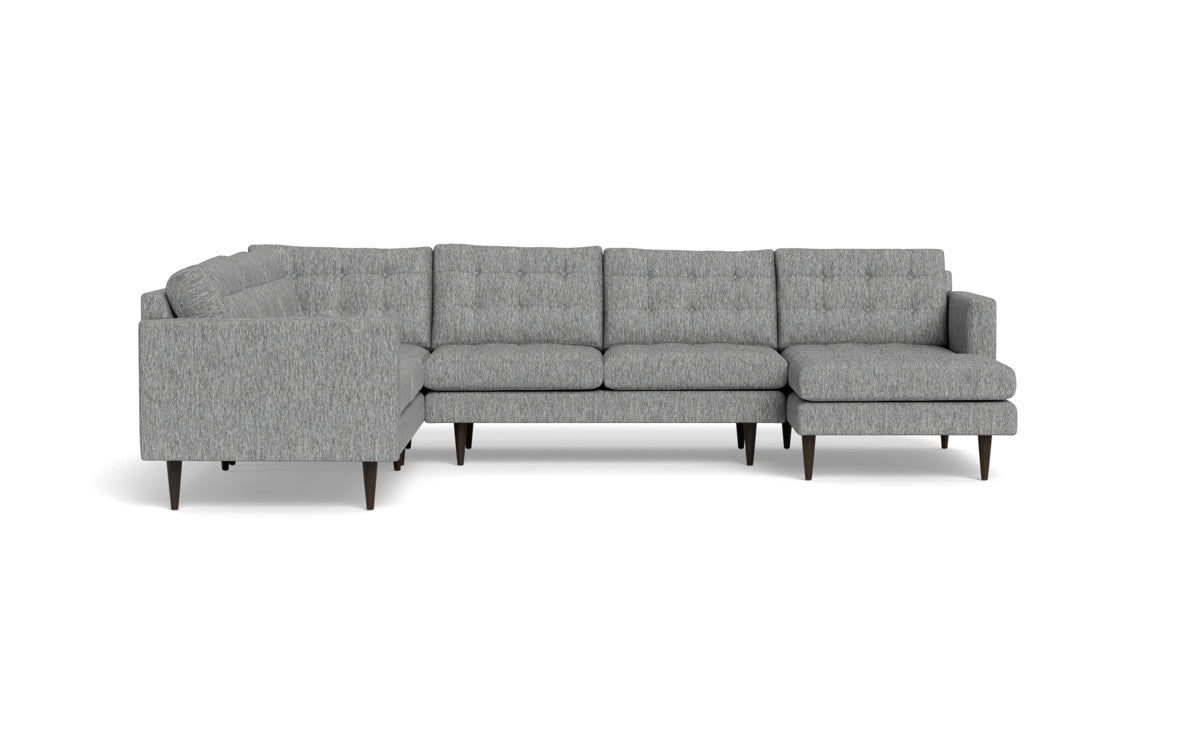 Wallace 130" Corner Sectionals w. Right Chaise - Tropez Ash