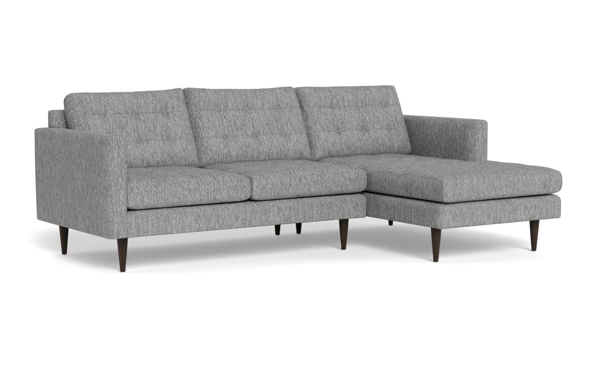 Wallace 98" Right Chaise Sectional - Tropez Ash