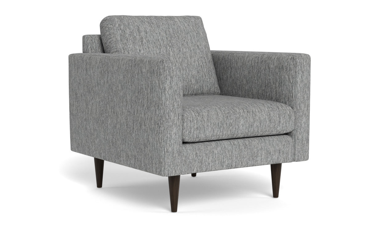 Wallace 34" Untufted Arm Chair - Tropez Ash