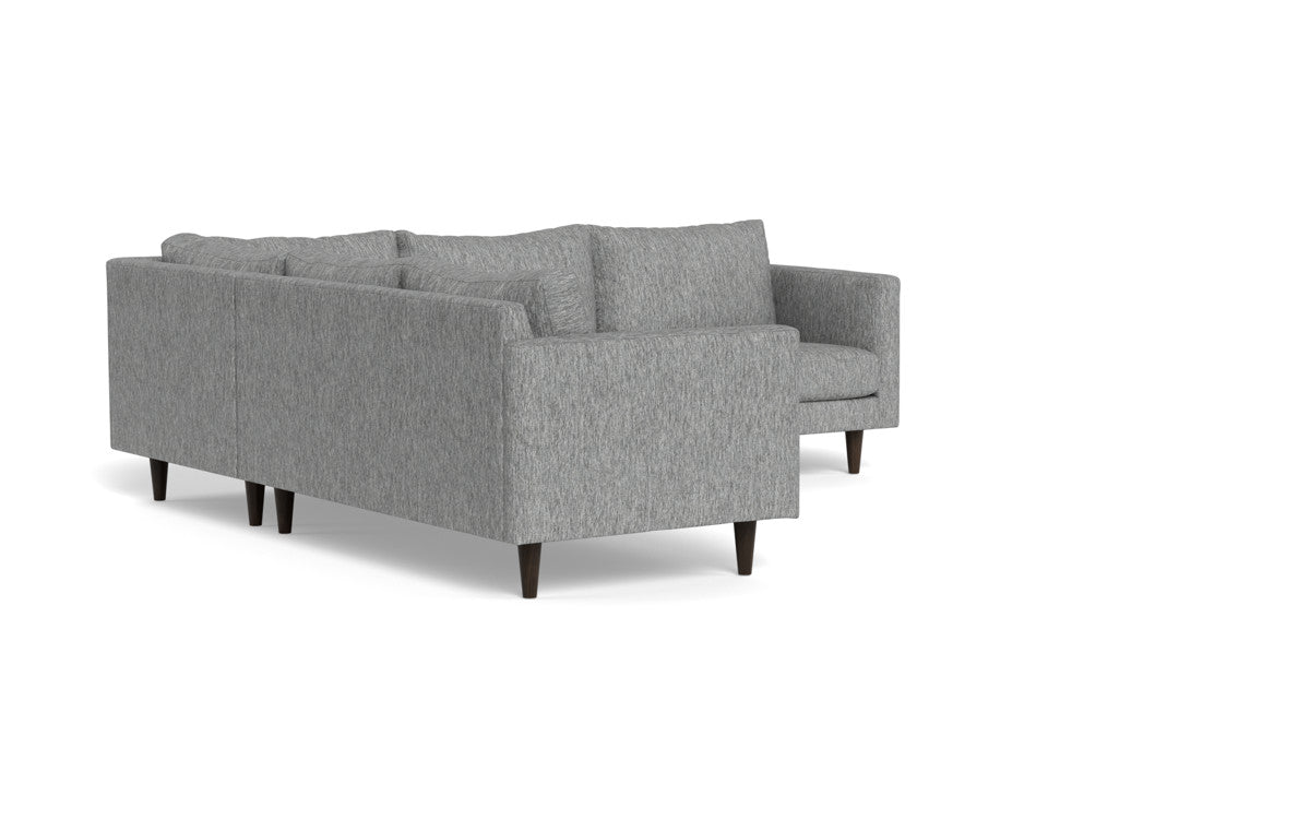Wallace 102" Untufted Corner Sectional - Tropez Ash