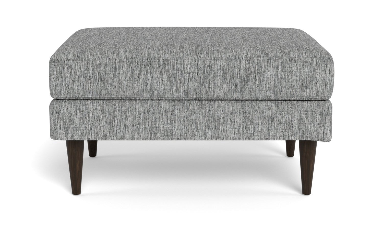 Wallace Untufted Ottoman - Travis Pewter