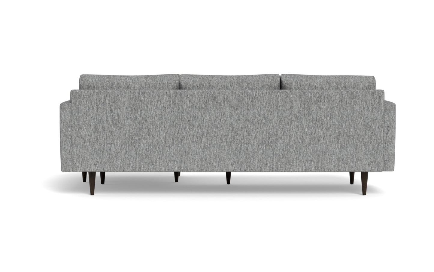 Wallace 98" Untufted Reversible Chaise Sofa - Travis Pewter