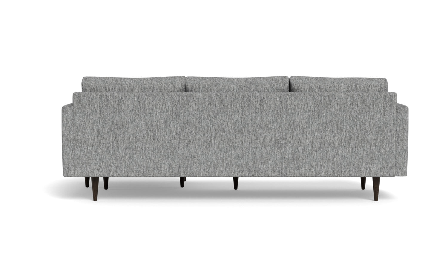 Wallace 98" Untufted Reversible Chaise Sofa - Travis Pewter