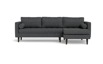 Ladybird 102" Right Chaise Sectional - Tropez Charcoal