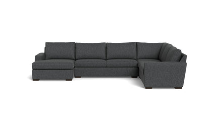 Mesa 156" Corner Sectionals w. Left Chaise - Tropez Charcoal
