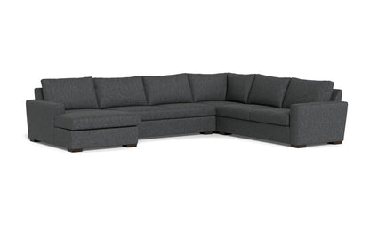 Mesa 156" Corner Sectionals w. Left Chaise - Tropez Charcoal