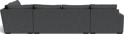 Mesa 156" Corner Sectionals w. Left Chaise - Tropez Charcoal