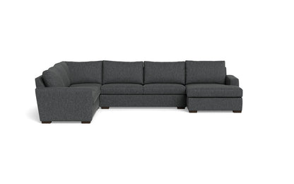 Mesa 156" Corner Sectionals w. Right Chaise - Tropez Charcoal
