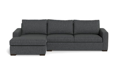 Mesa 123" Left Chaise Sectional - Tropez Charcoal
