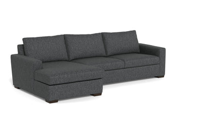 Mesa 123" Left Chaise Sectional - Tropez Charcoal