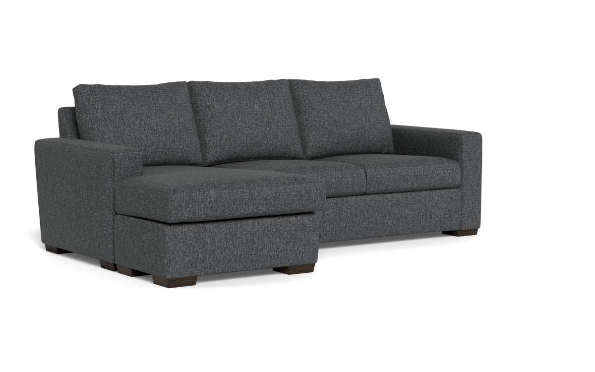 Mesa 101" Reversible Sofa Chaise - Tropez Charcoal