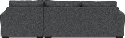 Mesa 123" Right Chaise Sectional - Tropez Charcoal
