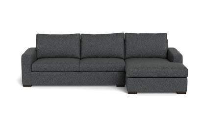 Mesa 123" Right Chaise Sectional - Tropez Charcoal