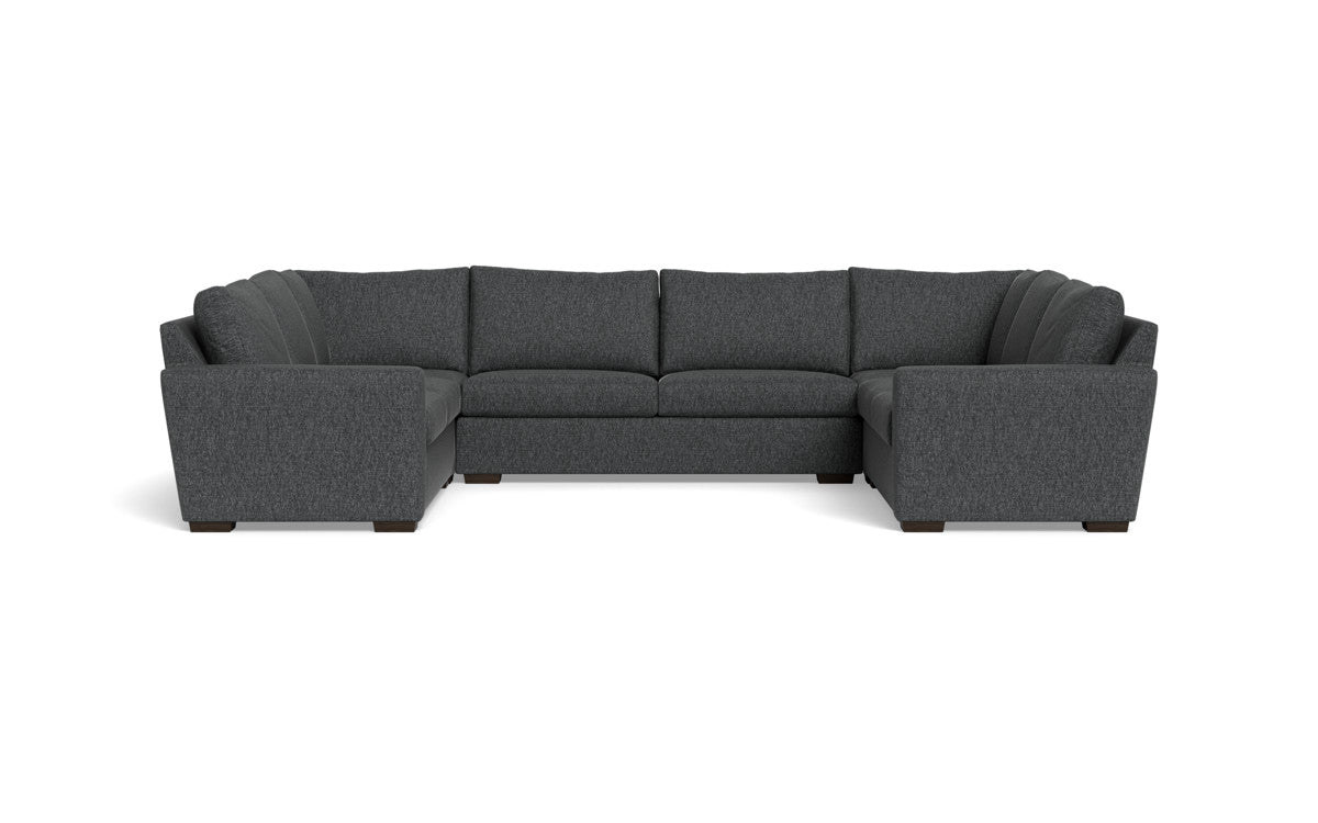 Mesa 154" Condo U Sectional - Tropez Charcoal