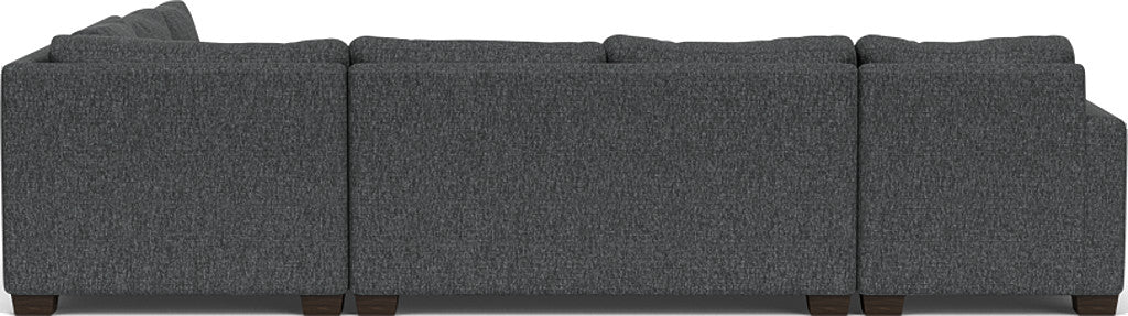 Track 141" Corner Sectionals w. Left Chaise - Tropez Charcoal