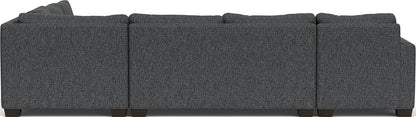 Track 141" Corner Sectionals w. Left Chaise - Tropez Charcoal