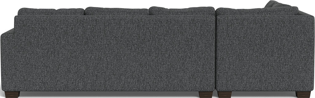 Track 121" Left Chaise Sleeper Sectional - Tropez Charcoal