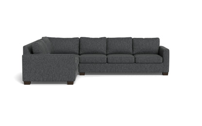 Track 121" Left Corner Sectional - Tropez Charcoal