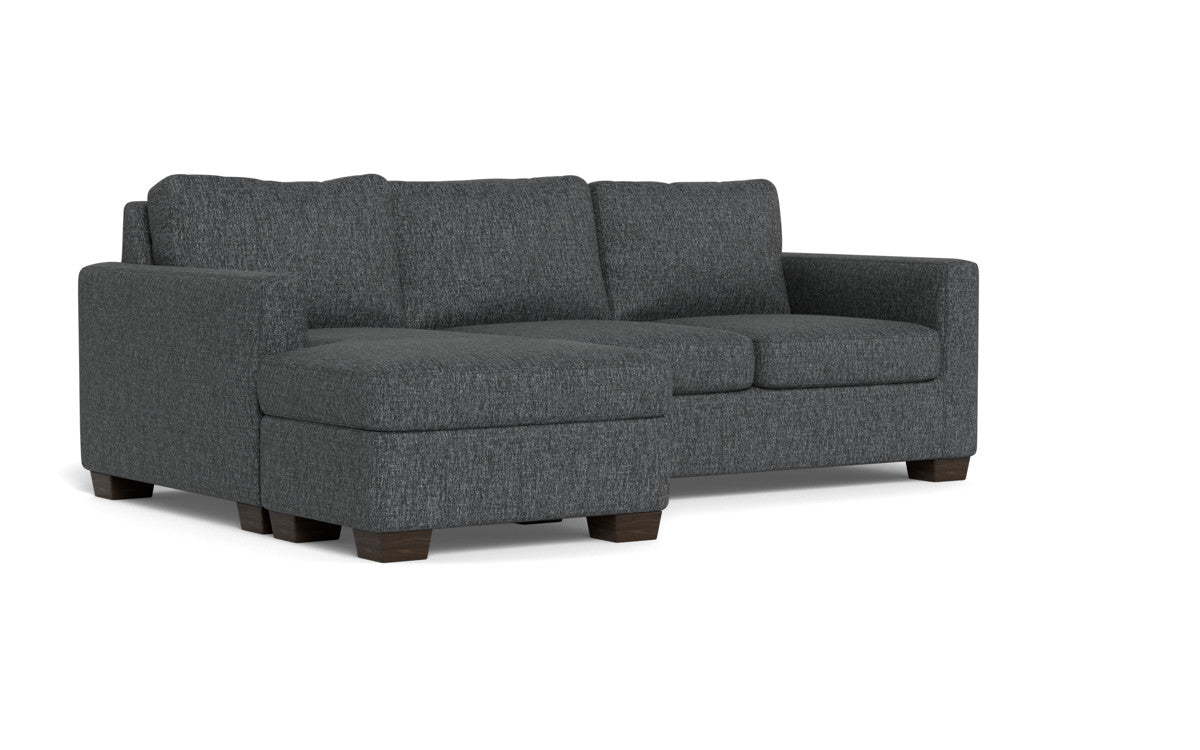 Track 87" Reversible Sofa Chaise - Tropez Charcoal