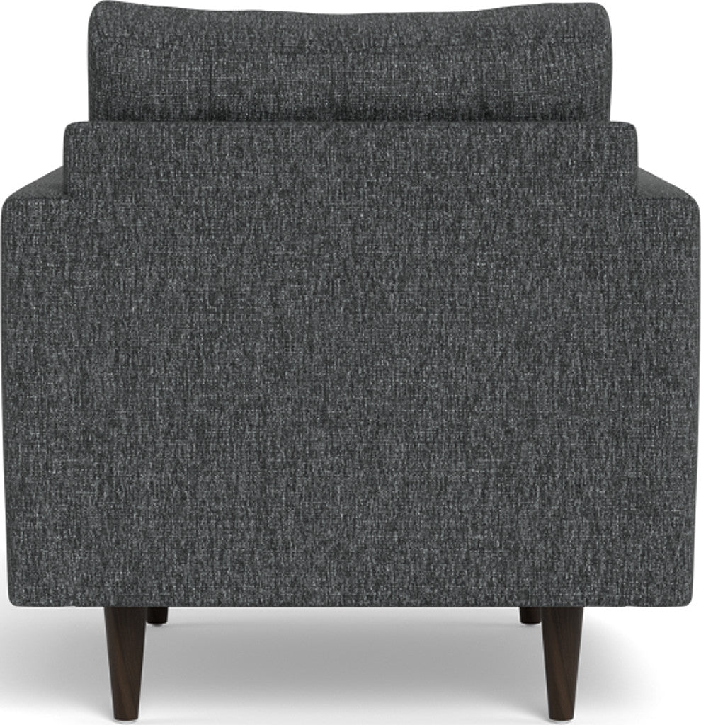 Wallace 52" Chair 1/2 - Tropez Charcoal
