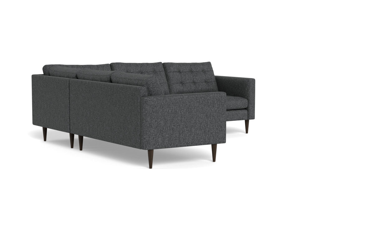 Wallace 102" Corner Sectional - Tropez Charcoal