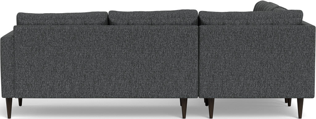 Wallace 102" Corner Sectional - Tropez Charcoal