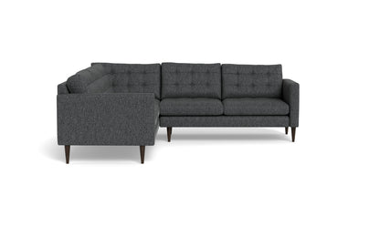 Wallace 102" Corner Sectional - Tropez Charcoal