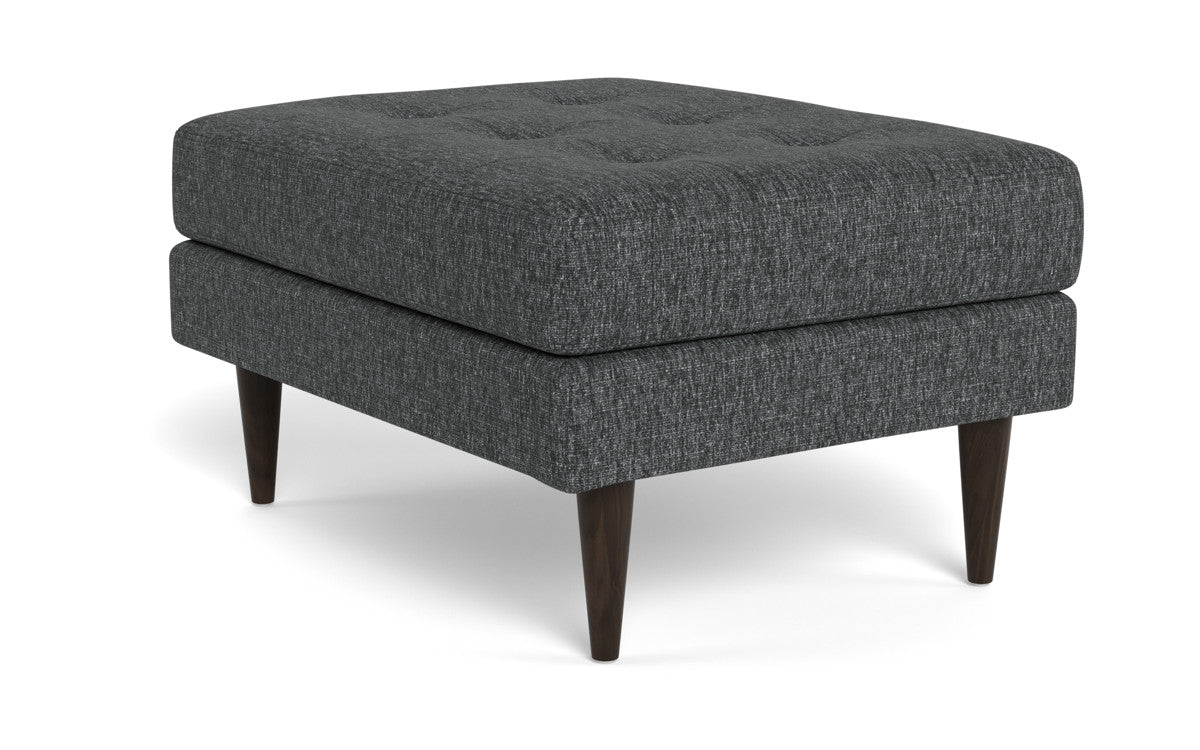 Wallace Ottoman - Tropez Charcoal