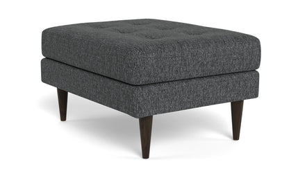 Wallace Ottoman - Tropez Charcoal