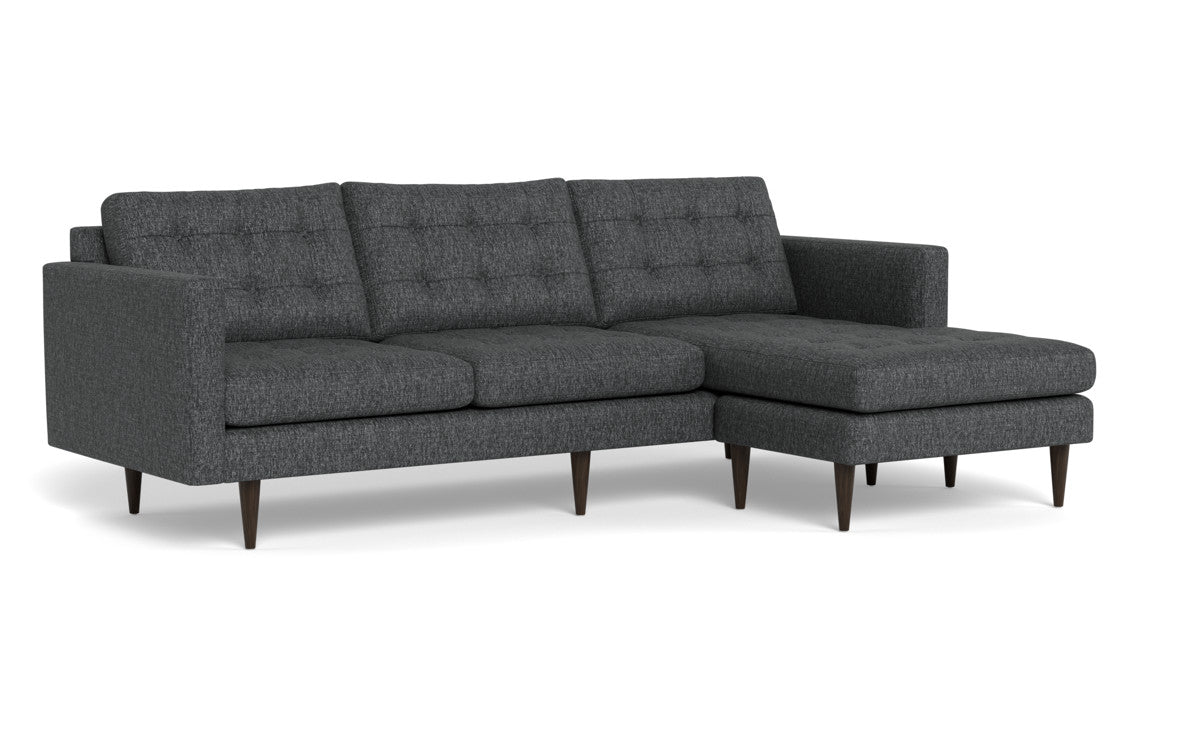 Wallace 98" Reversible Chaise Sofa - Tropez Charcoal