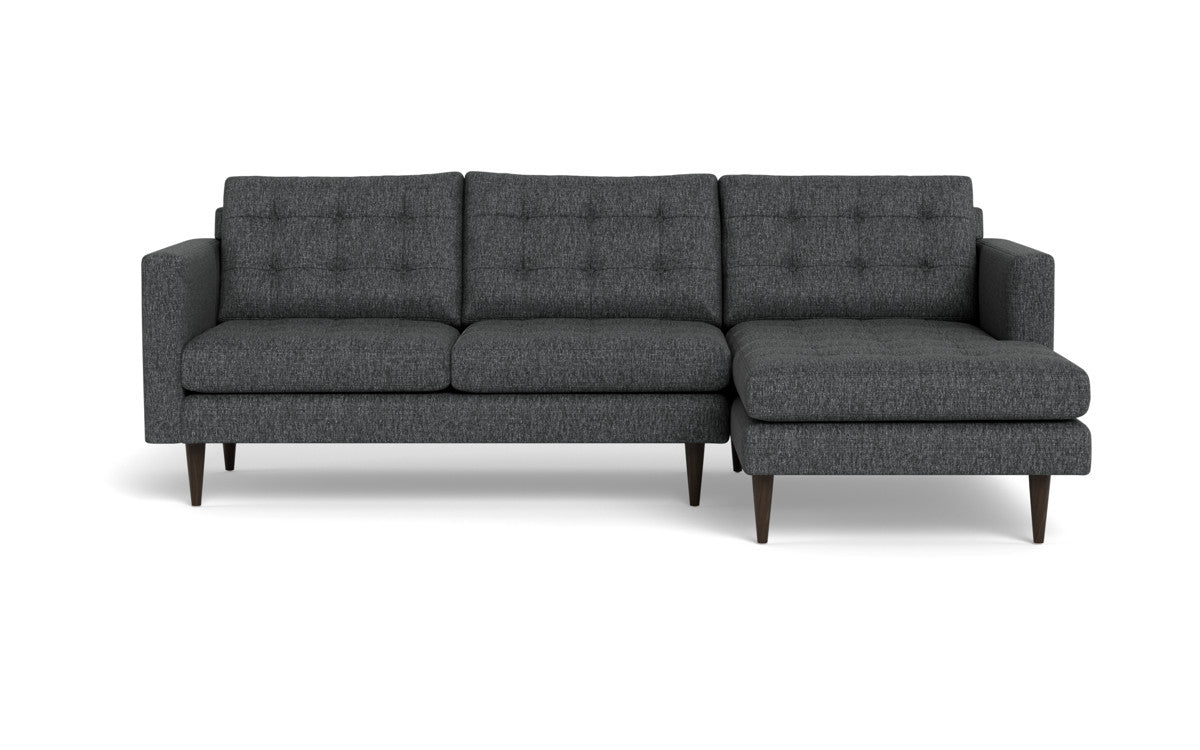 Wallace 98" Right Chaise Sectional - Tropez Charcoal