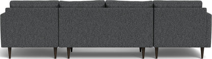 Wallace 126" Double Chaise U Sectional - Tropez Ash