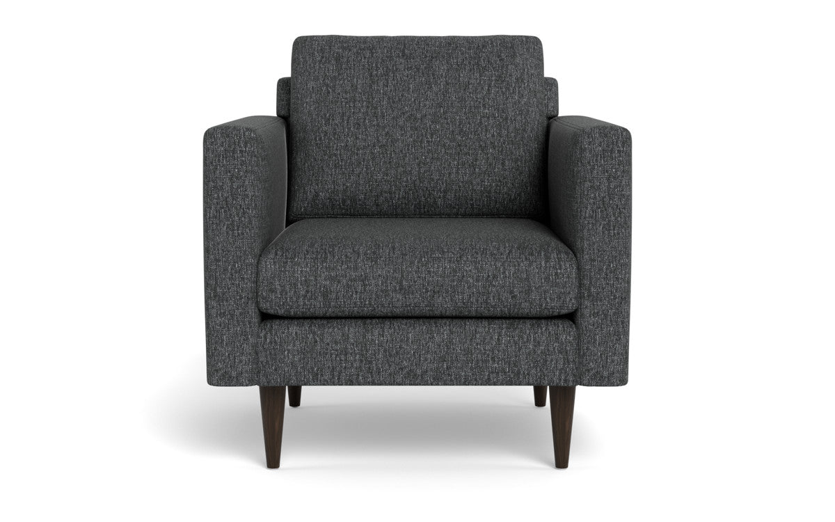 Wallace 34" Untufted Arm Chair - Tropez Ash