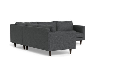 Wallace 102" Untufted Corner Sectional - Tropez Charcoal
