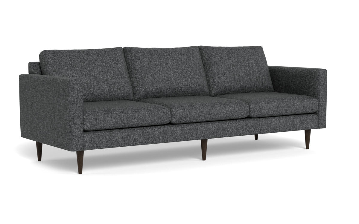 Wallace 98" Untufted Estate Sofa - Tropez Charcoal