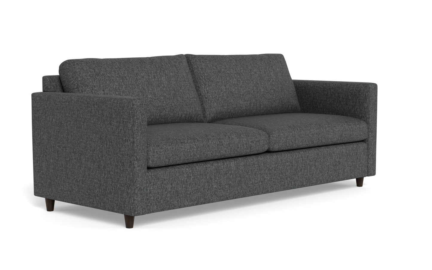 Wallace 74" Untufted Queen Sleeper Sofa - Tropez Charcoal