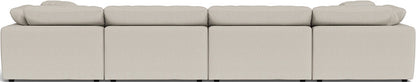 Fluffy 178" 4 Piece Sectional W/Double Otto - Tropez Oyster